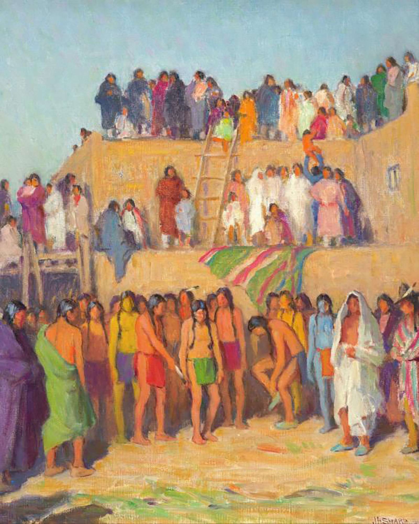 Fiesta Races - Taos Pueblo; [The Races, Taos Pueblo Fiesta]